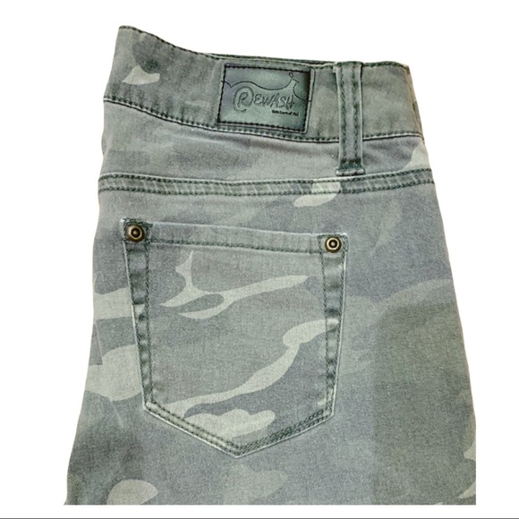 REWASH Jeans Camo-print Jeans Juniors Size 1 - Picture 15 of 16
